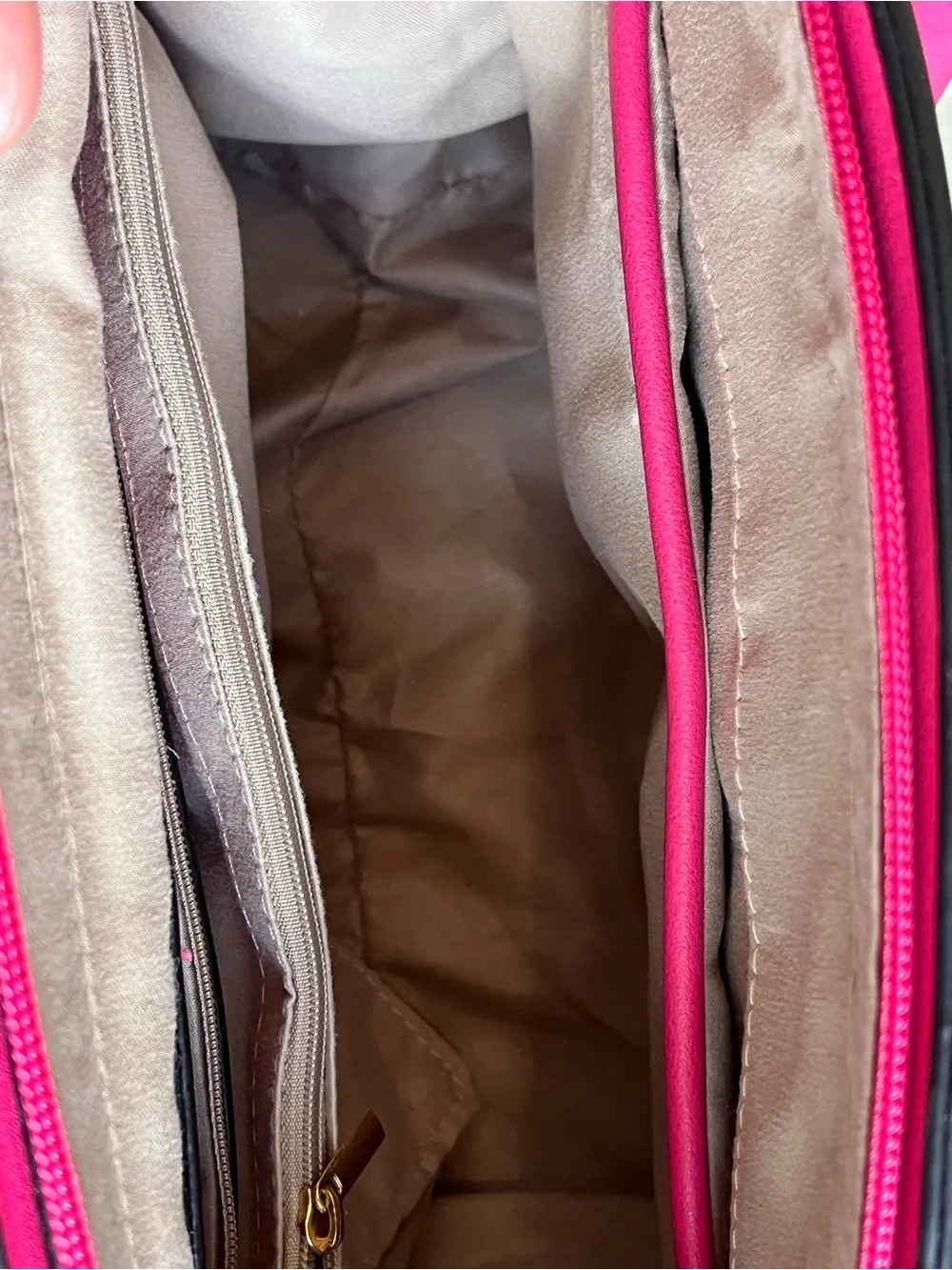 Prada Hot Pink Pyramid Frame Bag with Gold-Tone Hardware - Picture 4 of 6